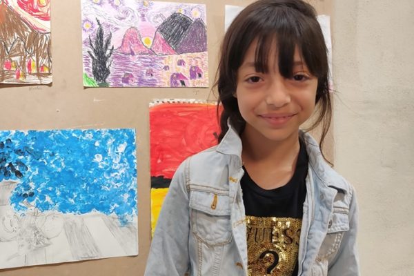 Art works by young art students - Children Drawing and Painting course | Art Classes Malta