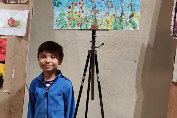Art works by young art students - Children Drawing and Painting course | Art Classes Malta
