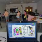Students at work during the Film-making and Digital Animation for young learners | InnovativeKids Malta