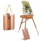 Wooden en plein air easel