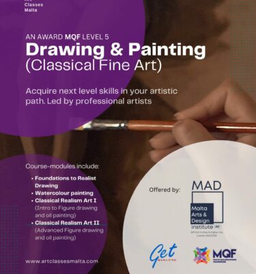 Award in Classical Fine Art: Drawing and Painting course Malta - An MQF level 5 Award | MAD Institute