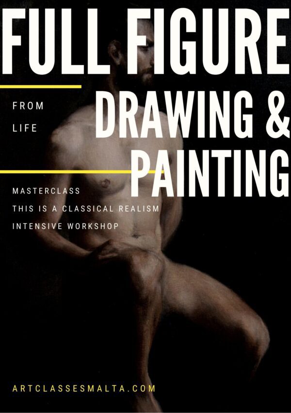Full Figure Drawing and Painting from Life - MasterClass | Art Classes Malta