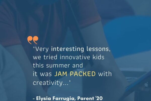 Praise by Students and Parents! - Reviews & Testimonials / InnovativeKids Summer School 2023 Malta. As seen on Google Reviews and Facebook Reviews