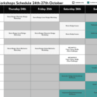 PLAYCON Schedule 2024 - Art Classes Malta