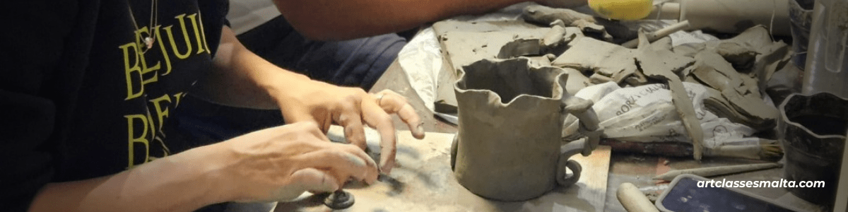 Messiest Pottery classes in Malta! ACM - Malta's creative home. Explore all hands-on pottery classes for Beginners, Adults and Kids happening near you!